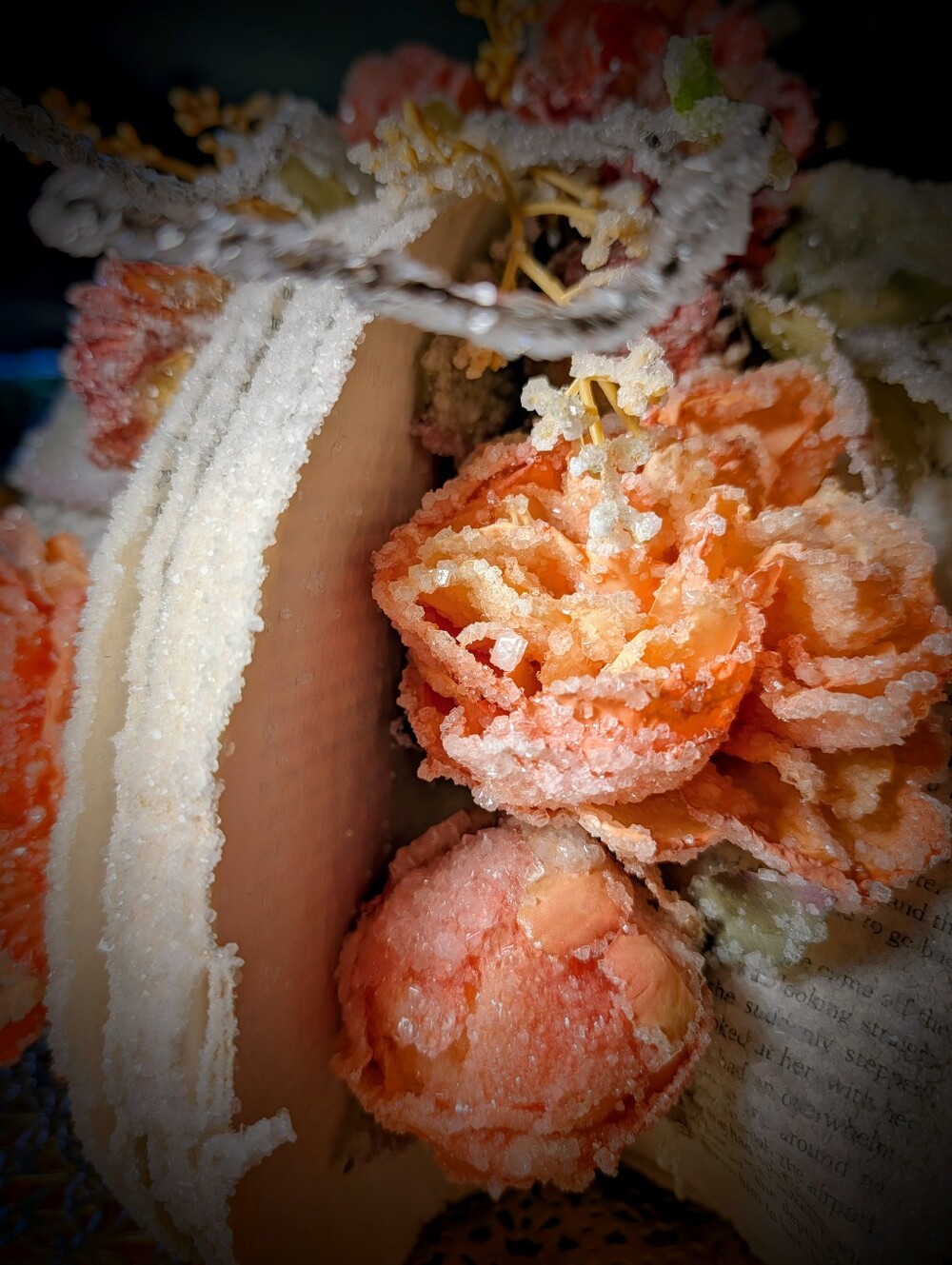Handcrafted Crystalized Pumpkin Book https://coachkatie.etsy.com - Picture 4 of 6